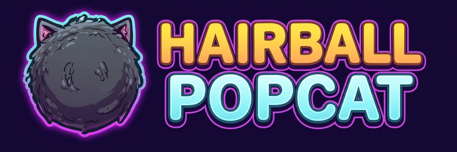 Hairball PopCat Logo